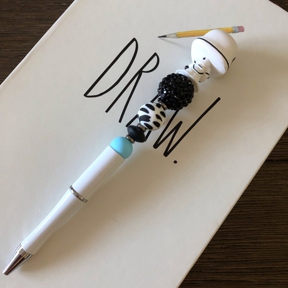 Disney Doorables: Star Wars: Storm Trooper handmade beaded pen - Picture 3 of 3